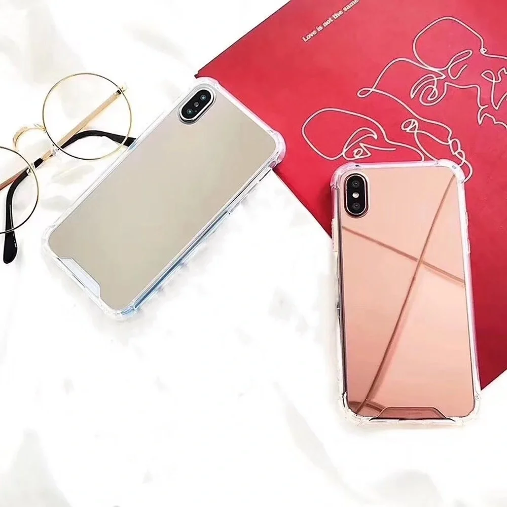 Phone X/XS Case Mirror Plated Silicone NEW